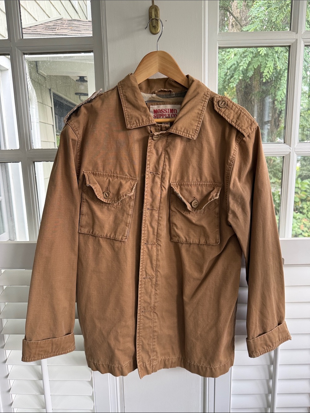 Mossimo Supply Co. Brown Military Field Jacket